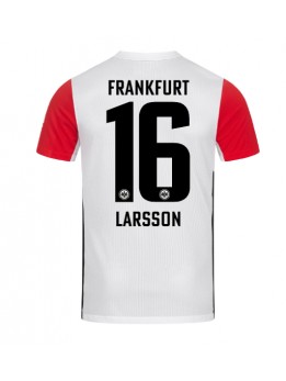 Eintracht Frankfurt Hugo Larsson #16 Replika Hemmakläder 2024-25 Kortärmad